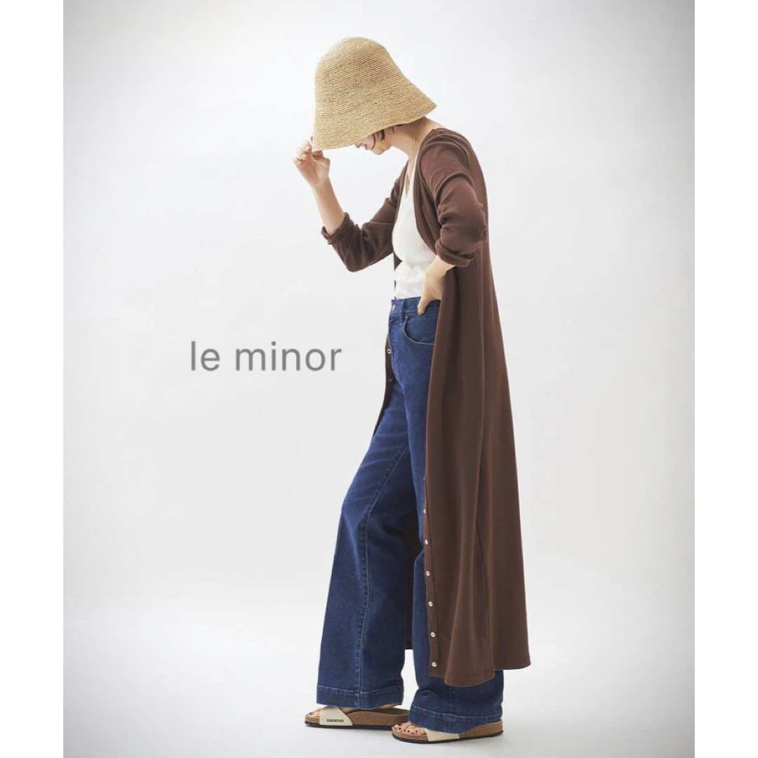 Le Minor(ルミノア)のともとも様専用　ルミノア le minor カーディガン　ロング　プラージュ レディースのトップス(カーディガン)の商品写真