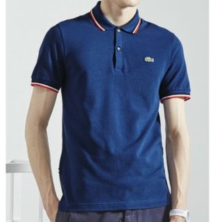 ラコステ(LACOSTE)の[激レアLACOSTEライブ]トリコロール パイピング ポロシャツ （半袖）(ポロシャツ)