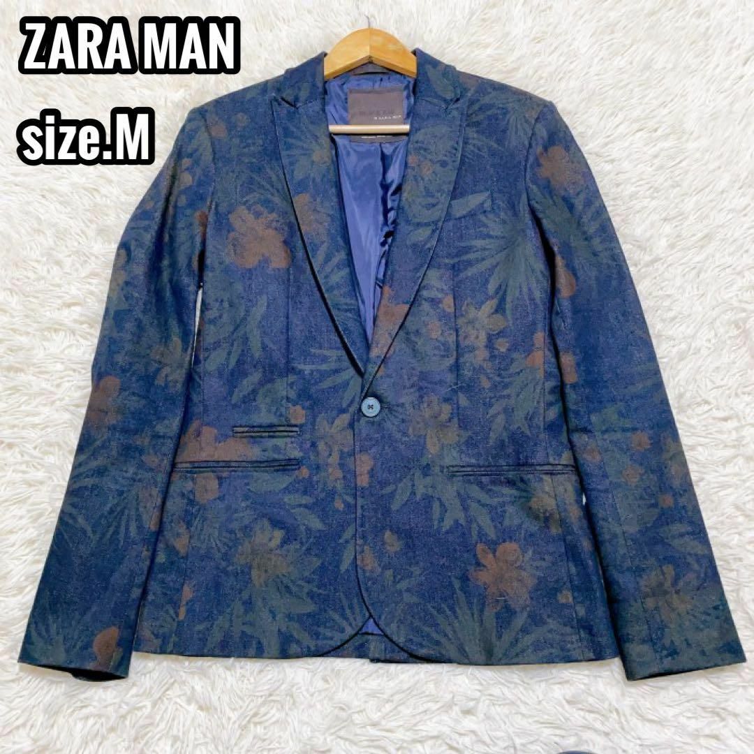 ZARA MAN メンズ ジャケット 花柄 Mサイズ - アウター