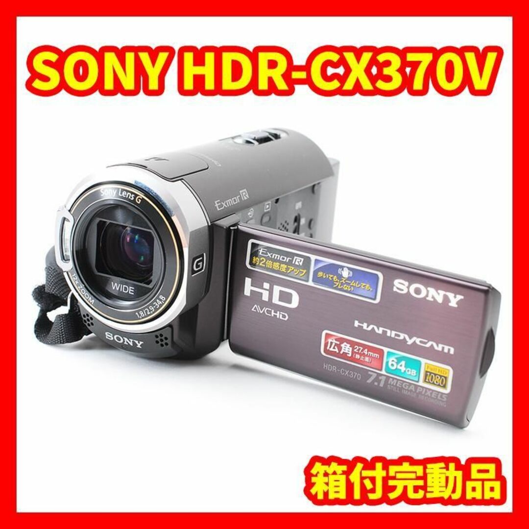 SONY HDR-CX370V ビデオカメラ
