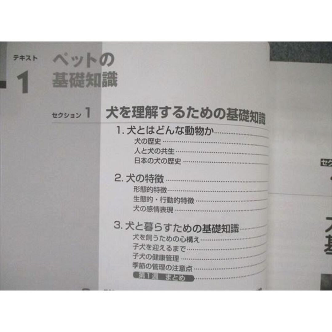 UB06-011 がくぶん ペット介護士養成講座 テキスト1〜5/サブテキスト1/2他 計7冊 DVD2枚付 54M4D