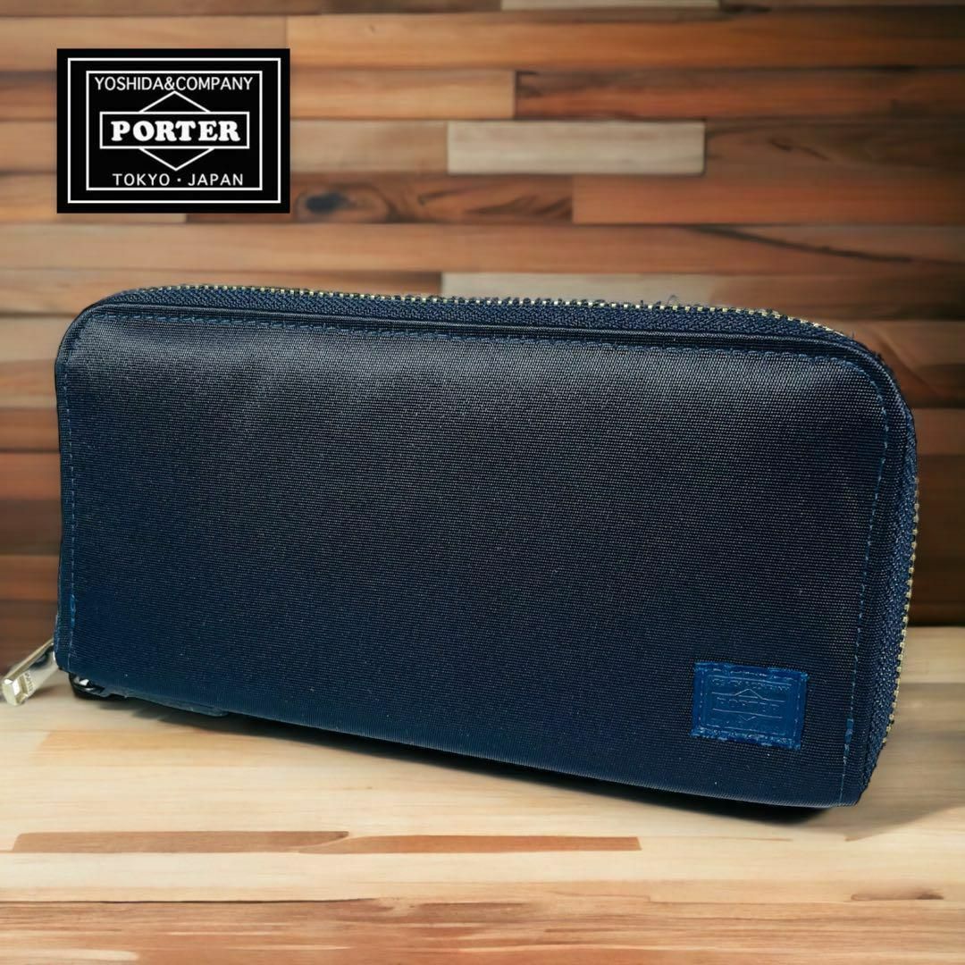 状態良好】PORTER LIFT LONG WALLET ポーター リフト-