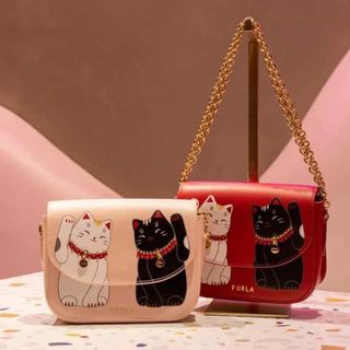 【新品未使用】FURLA　アジア限定招き猫　ショルダーバッグ