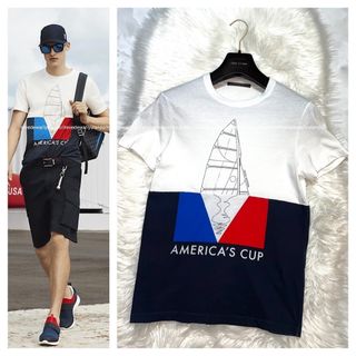 ルイヴィトン(LOUIS VUITTON)の本物 ルックブック掲載 ルイヴィトン AMERICA'S CUP Tシャツ XS(Tシャツ/カットソー(半袖/袖なし))