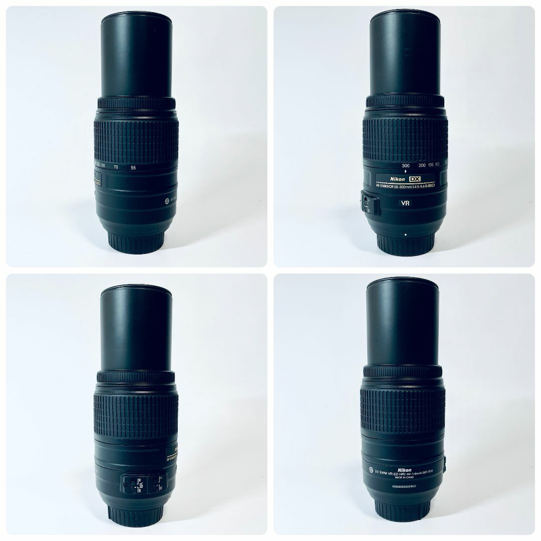 【美品・長期保証】ズームレンズNikon AF-S NIKKOR55-300ｍｍ 2