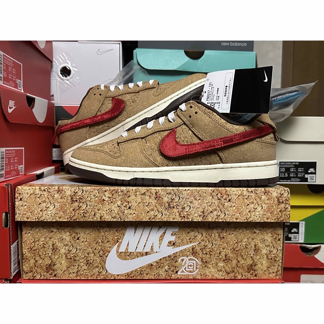 nike dunk low clot cork コルク