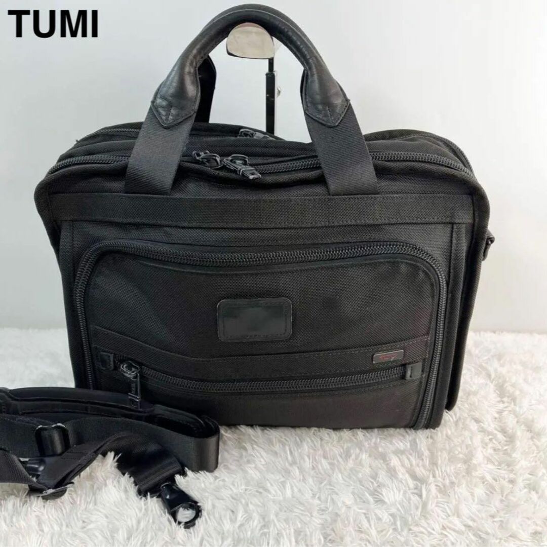 美品✨TUMI ショルダーバッグ ビジネスバッグ 2way PC可 ブラック