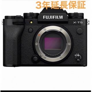 フジフイルム(富士フイルム)の新品 未開封 延長保証 FUJIFILM X-T5 ボディ ブラック富士フィルム(ミラーレス一眼)