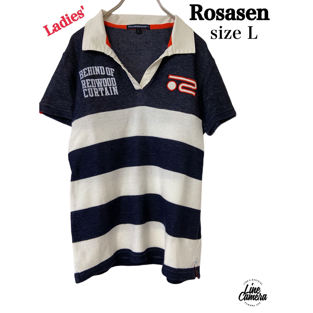 ROSASEN - 試着のみ美品！ROSASEN ロサーセン ポロシャツ レディースL