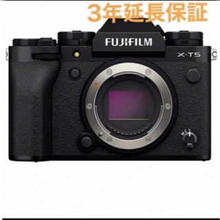 フジフイルム(富士フイルム)の新品 未開封 延長保証 FUJIFILM X-T5 ボディ ブラック富士フィルム(ミラーレス一眼)