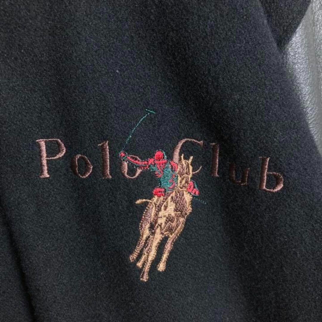 Polo Club - 【最高デザイン】ポロクラブ 両面刺繍ロゴ入りスタジャン