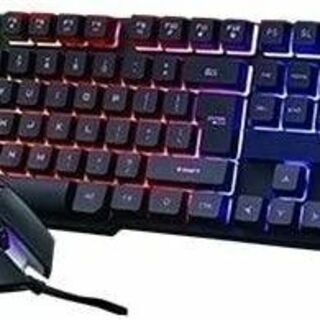 MALTTO Neon Keyboard & Mouse　ゲーミングキーボード(PC周辺機器)