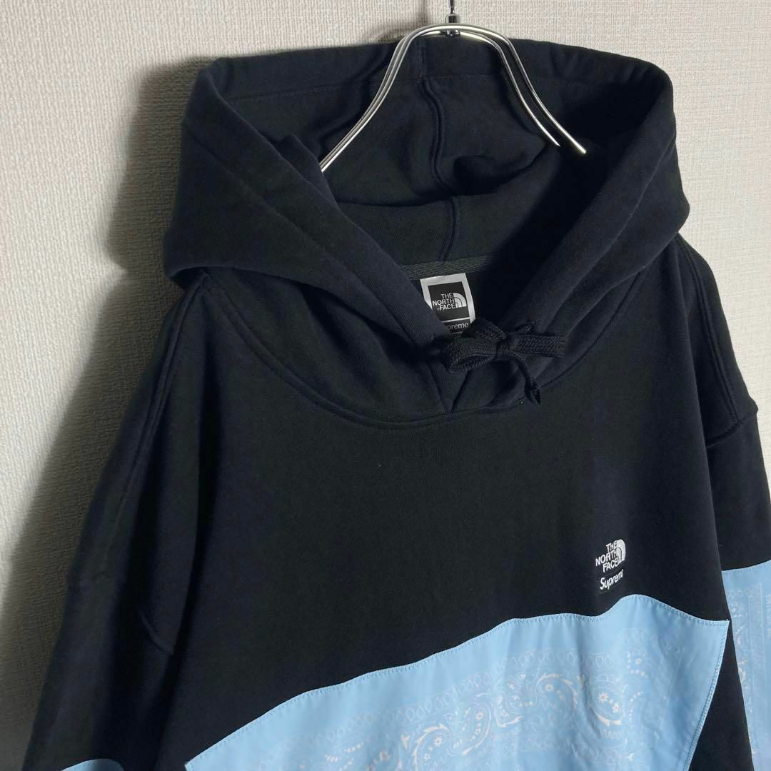 supremeパーカー　　ノースフェイスコラボ　size XL