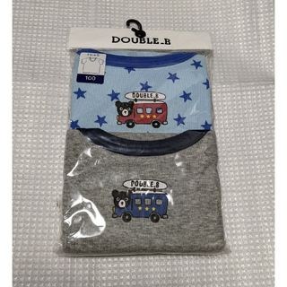 ダブルビー(DOUBLE.B)のミキハウスダブルB　新品　100cm　肌着　半袖(Tシャツ/カットソー)