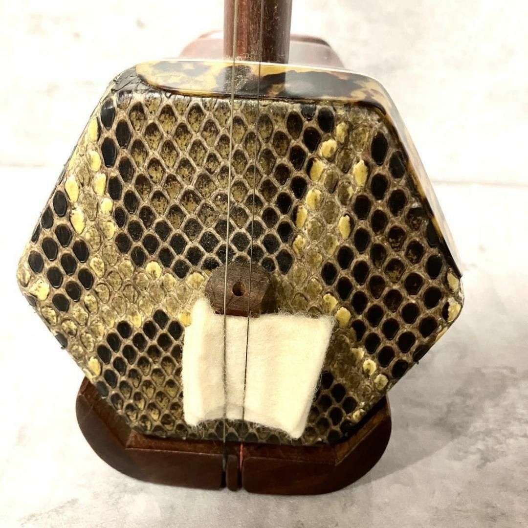 良品 二胡 中国 蘇州 蛇皮張り 専用ケース 棹 糸巻 材質 弦楽器 ヘビ皮