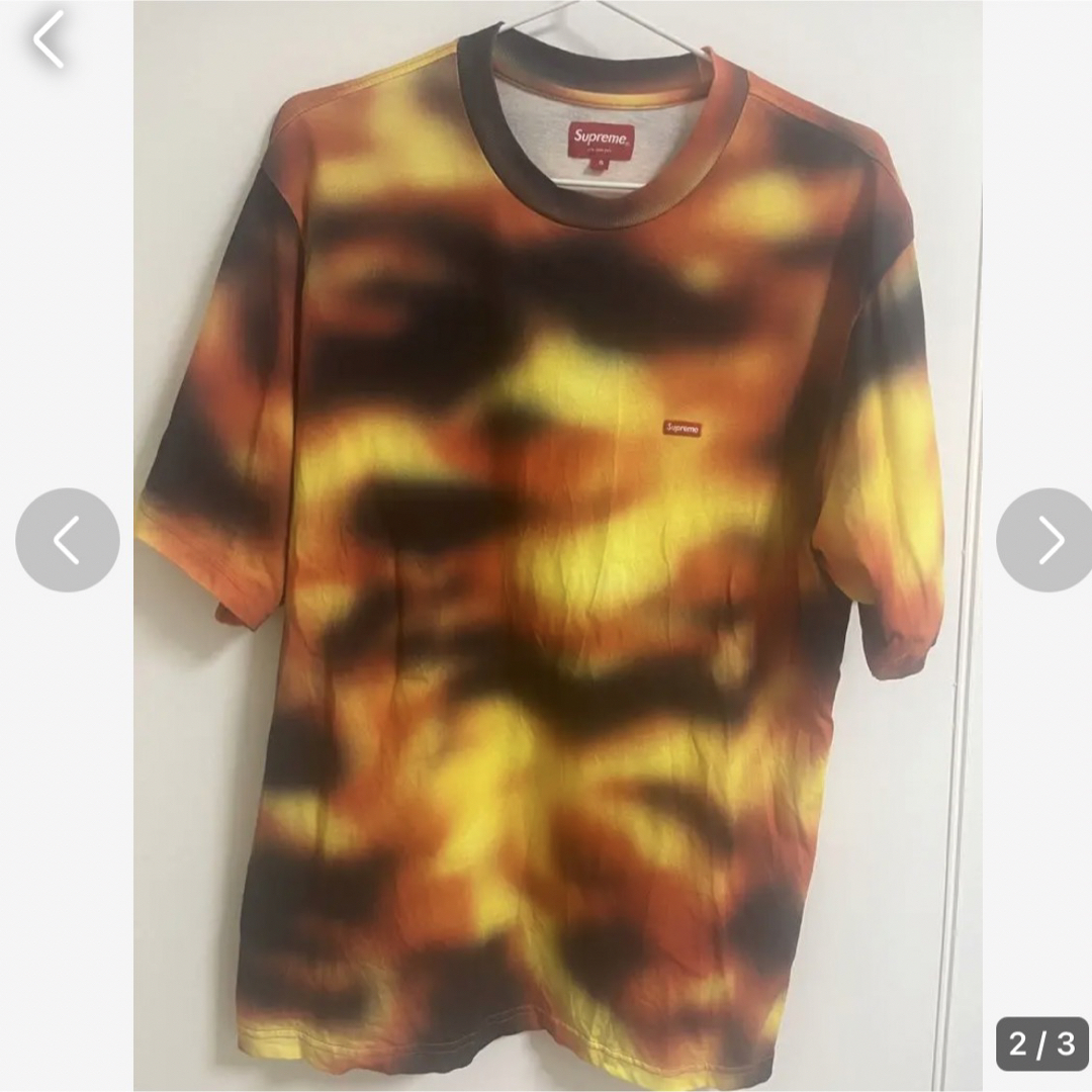 supreme 23ss small box tee flame