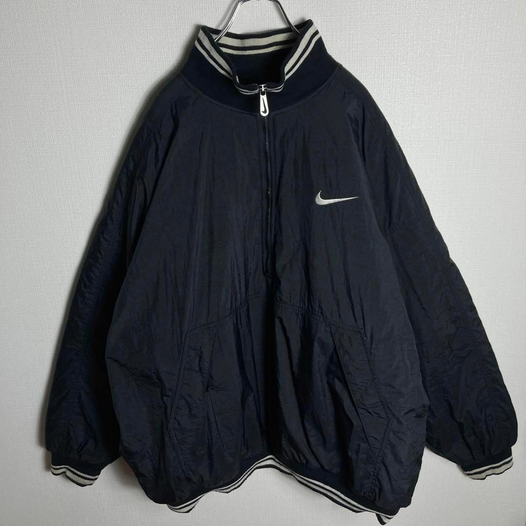 NIKE OLD　　希少　厚手ナイロンジャケット　フード　M