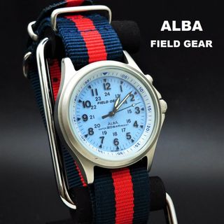 セイコー(SEIKO)のALBA FIELD GEAR ミリタリーウォッチ バックライト (腕時計(アナログ))