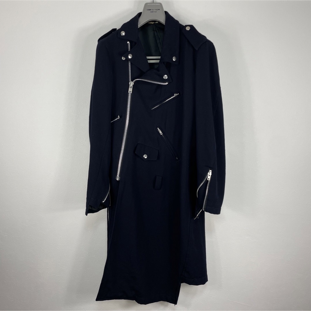 COMME des GARCONS HOMME PLUS 捻れライダースコート-