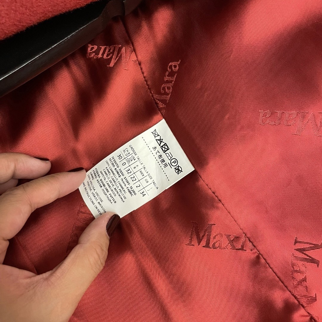 34 Max Mara マックスマーラコートキャメルMANUELAマニュエラ