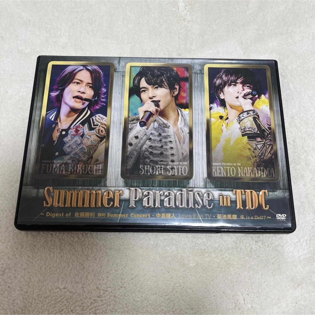 Sexy Zone(セクシー ゾーン)のSummer　Paradise　in　TDC～Digest　of　佐藤勝利「勝利 エンタメ/ホビーのDVD/ブルーレイ(ミュージック)の商品写真