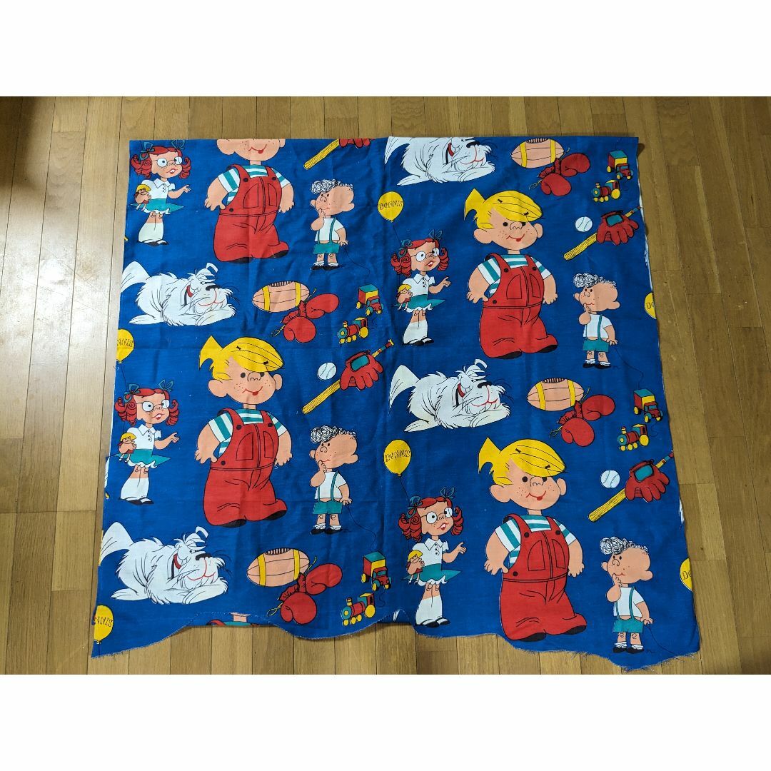 ♪わんぱくデニス柄♪レアな生地♪新品♪-eastgate.mk