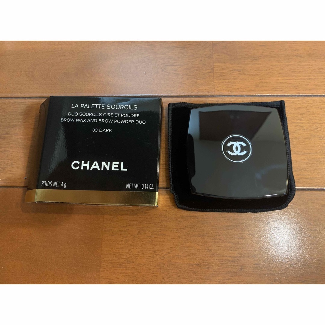 CHANEL(シャネル)の未使用　シャネル　ラパレットスルスィルドゥシャネルN　アイブロウ　03 ダーク コスメ/美容のベースメイク/化粧品(パウダーアイブロウ)の商品写真