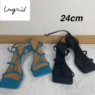 アングリッド(Ungrid)の【2足セット】Ungrid アングリッド ストラップ サンダル　24cm(サンダル)