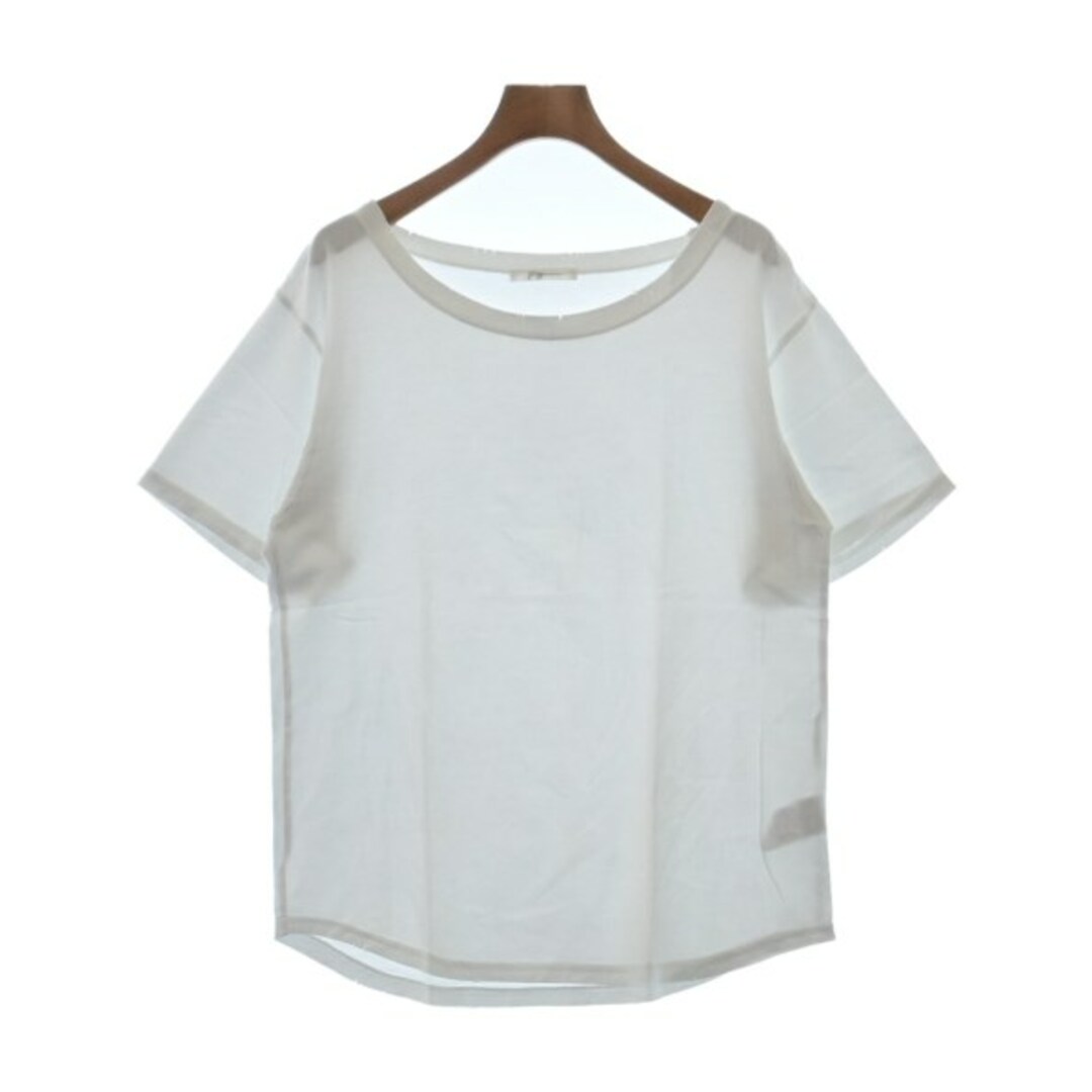 Plage(プラージュ)のPlage プラージュ Tシャツ・カットソー -(XL位) 白 【古着】【中古】 レディースのトップス(カットソー(半袖/袖なし))の商品写真