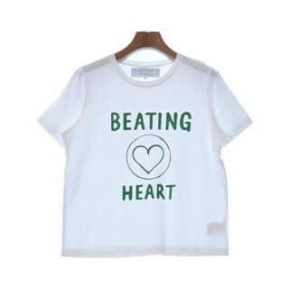 ビーティングハート(BEATING HEART)のBEATING HEART Tシャツ・カットソー 2(M位) 白 【古着】【中古】(カットソー(半袖/袖なし))