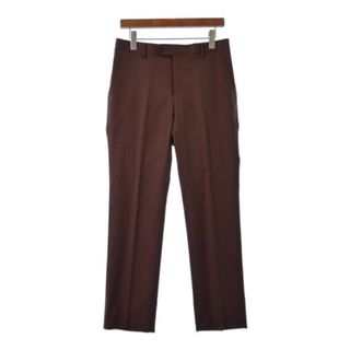 バーニーズニューヨーク(BARNEYS NEW YORK)のBARNEYS NEWYORK スラックス 44(S位) 茶 【古着】【中古】(スラックス)