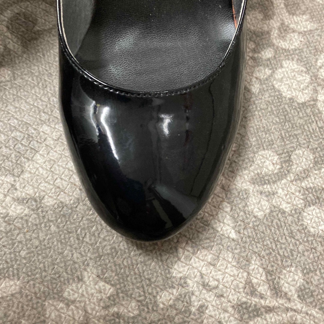 SLY(スライ)のSLY ハイヒール　黒　エナメル　Mサイズ レディースの靴/シューズ(ハイヒール/パンプス)の商品写真