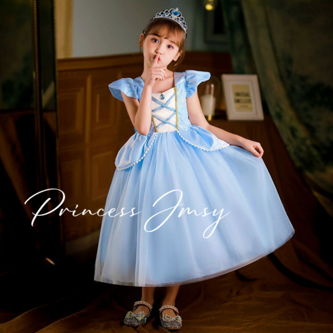 Disney 130cm☆半袖シンデレラドレス キッズ 子供 仮装 ハロウィン プリンセスの通販 by Princess Jmsy プリンセスドレス 専門店|ディズニーならラクマ HM ドレス 女の子 プリンセス ハロウィン バースデー パーティー