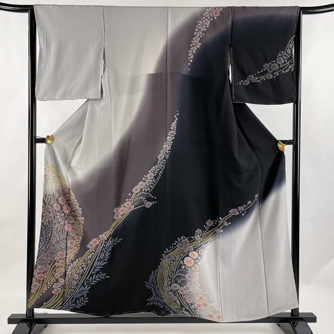 訪問着 身丈156cm 裄丈63.5cm 正絹 美品 名品-