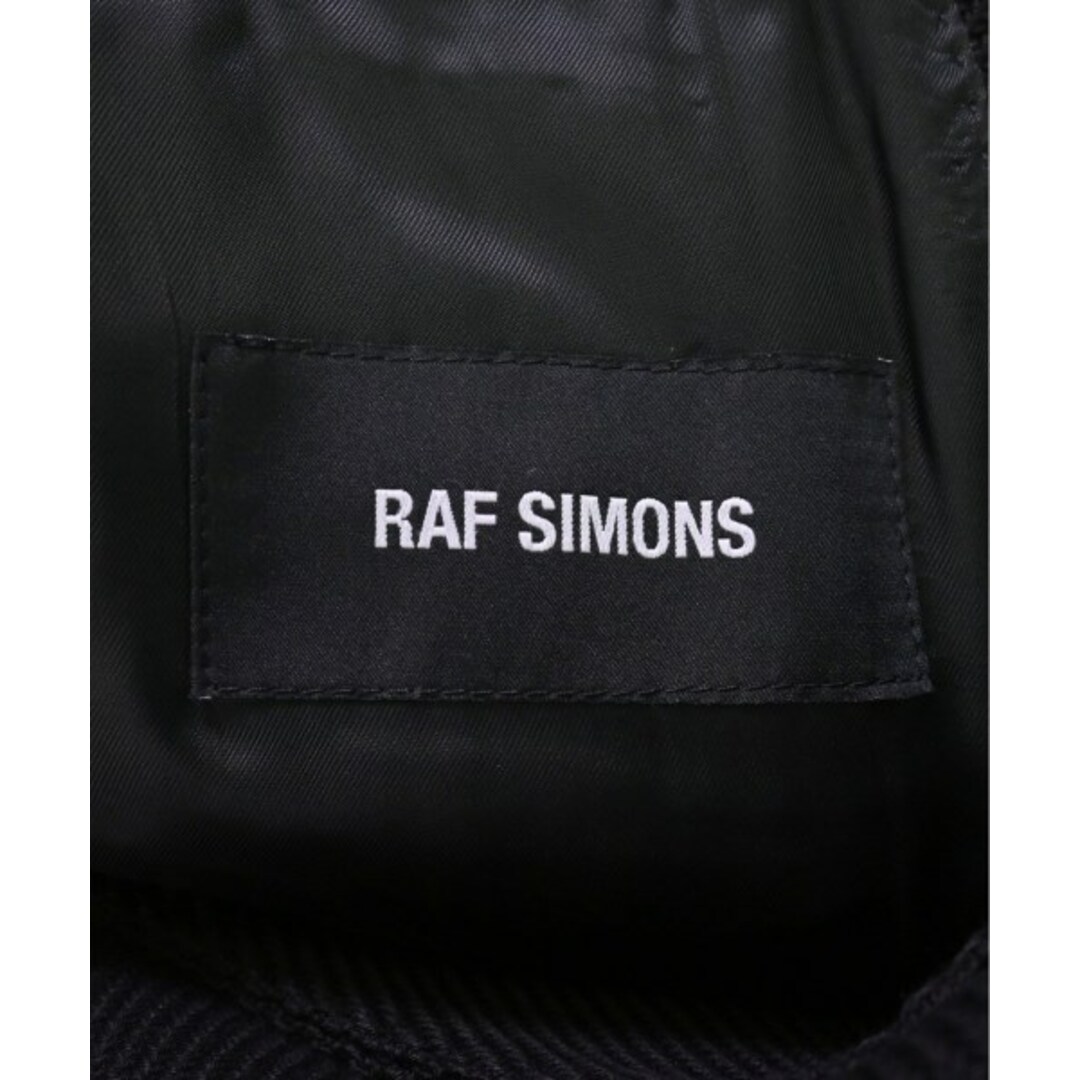 RAF SIMONS(ラフシモンズ)のRAF SIMONS ラフシモンズ チェスターコート 44(S位) 黒 【古着】【中古】 メンズのジャケット/アウター(チェスターコート)の商品写真