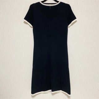 courreges クレージュ センター ロゴ サマー ニット ワンピース