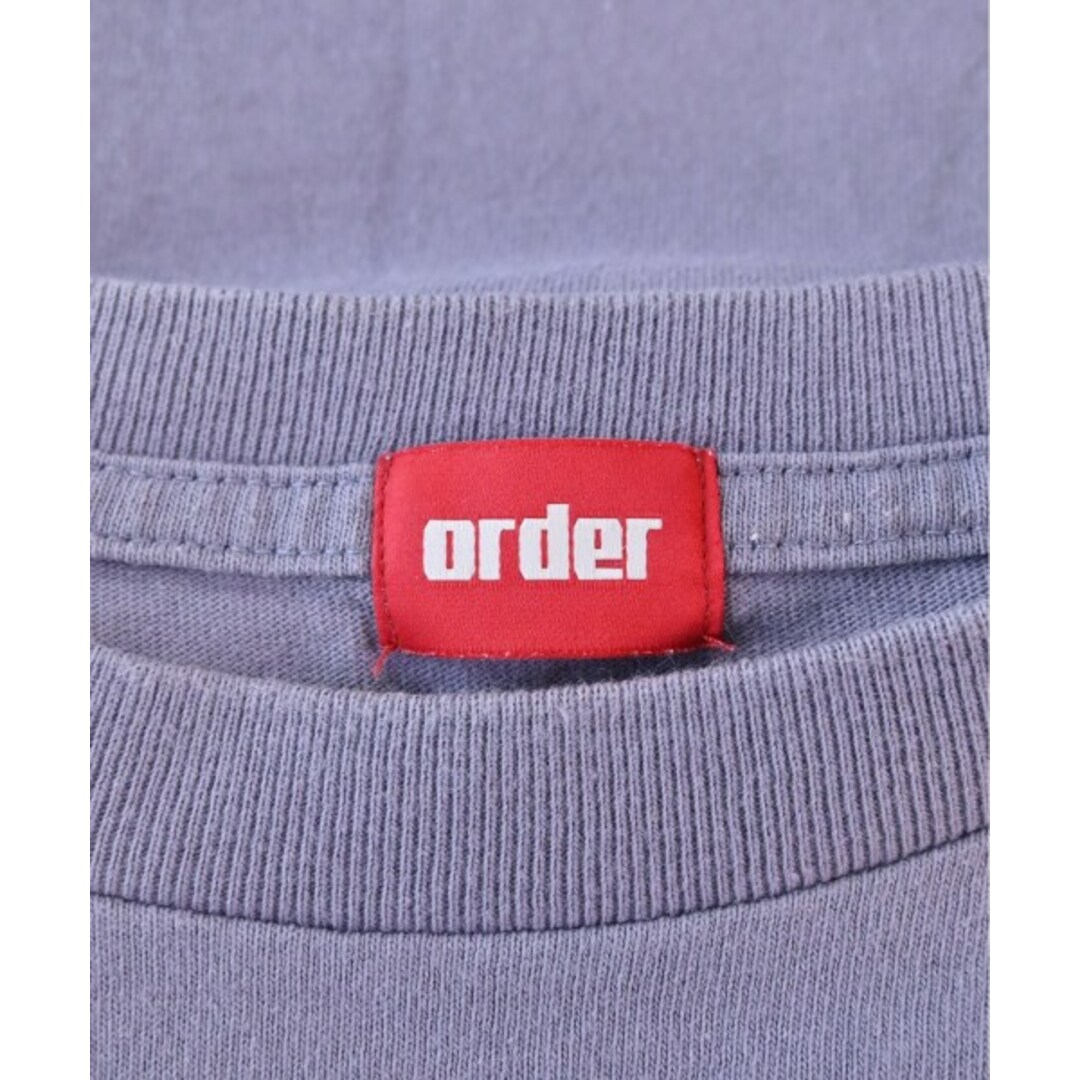 order オーダー Tシャツ・カットソー M 紫 【古着】【中古】 メンズのトップス(Tシャツ/カットソー(半袖/袖なし))の商品写真
