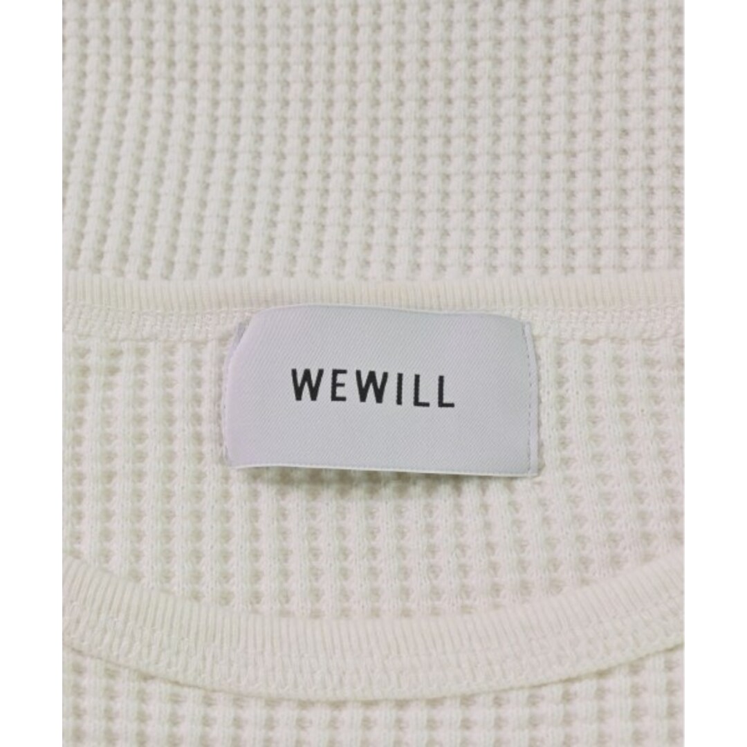 WEWILL ウィーウィル Tシャツ・カットソー 3(L位) 白