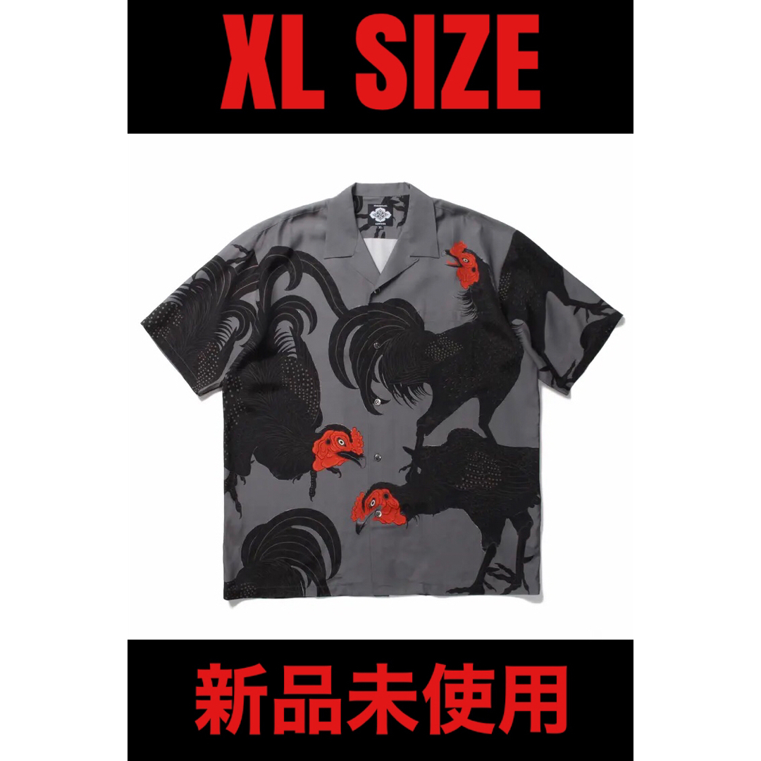 GAKKIN × BUDSPOOL 軍鶏 Shirt / Short セット XL