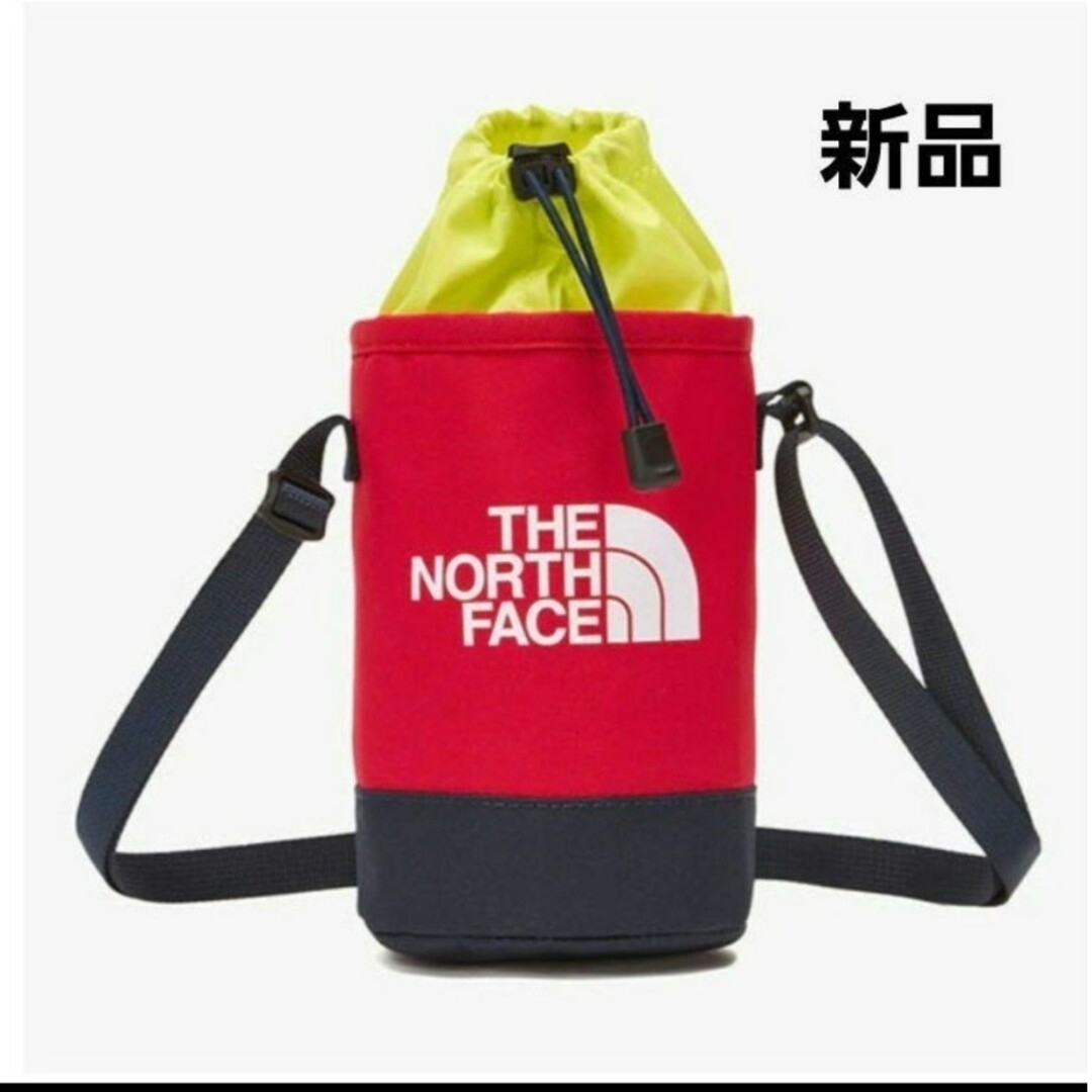 THE NORTH FACE(ザノースフェイス)のノースフェイス　ペットボトルホルダー　ショルダー付き　レッド　新品 メンズのバッグ(ショルダーバッグ)の商品写真