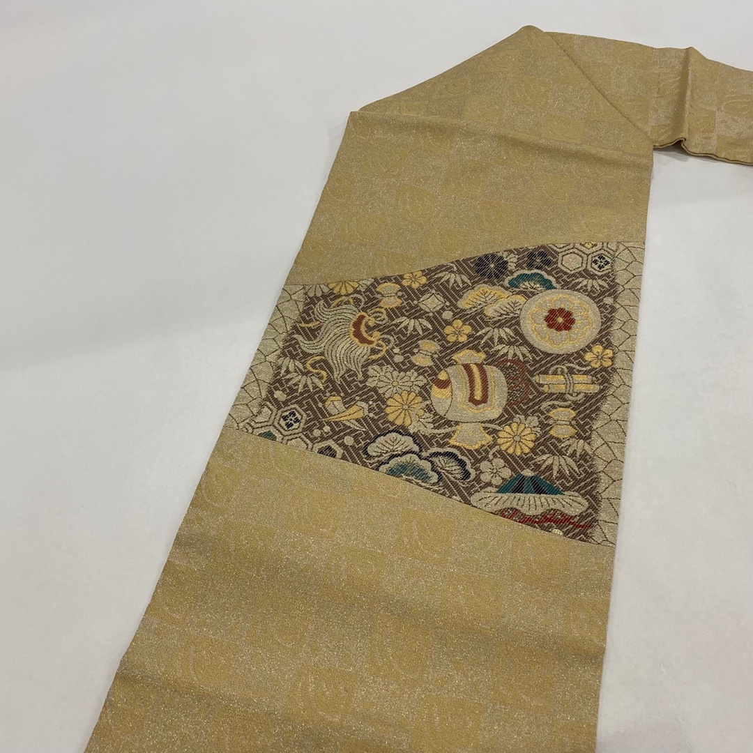 名古屋帯 美品 逸品 正絹 www.alforsan.sch.sa