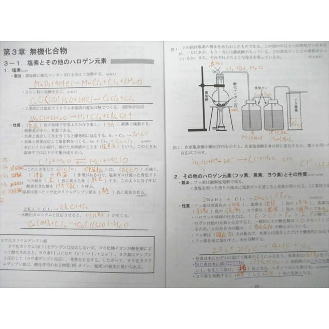 TZ26-047 東海中学・高校 中3〜高2 化学テキスト/問題集1〜3(化学基礎)等 教科書セット 2016〜2018 計6冊 34S0D