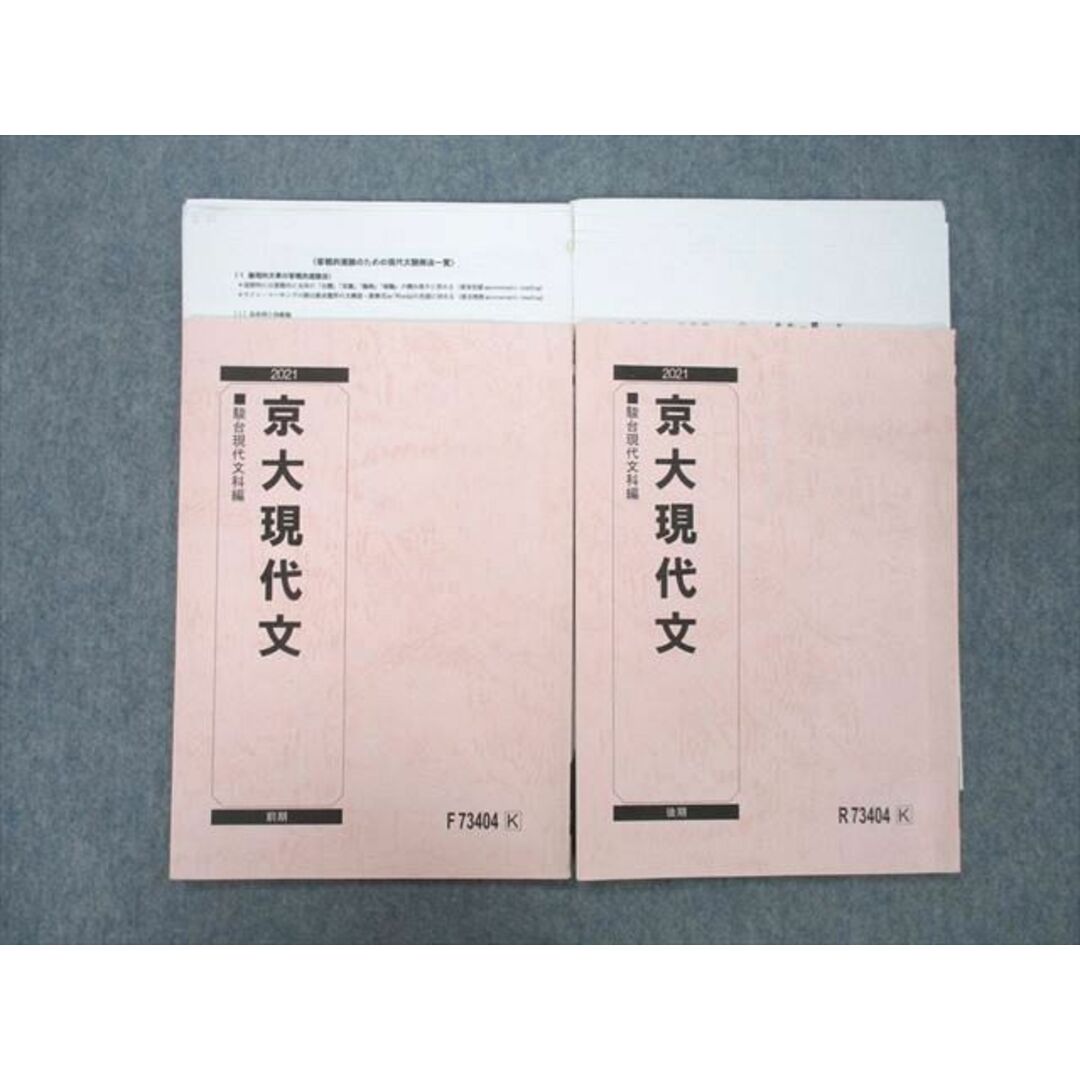 TZ27-016 駿台 京都大学 京大現代文 テキスト 2021 前期/後期 中野芳樹 09m0D