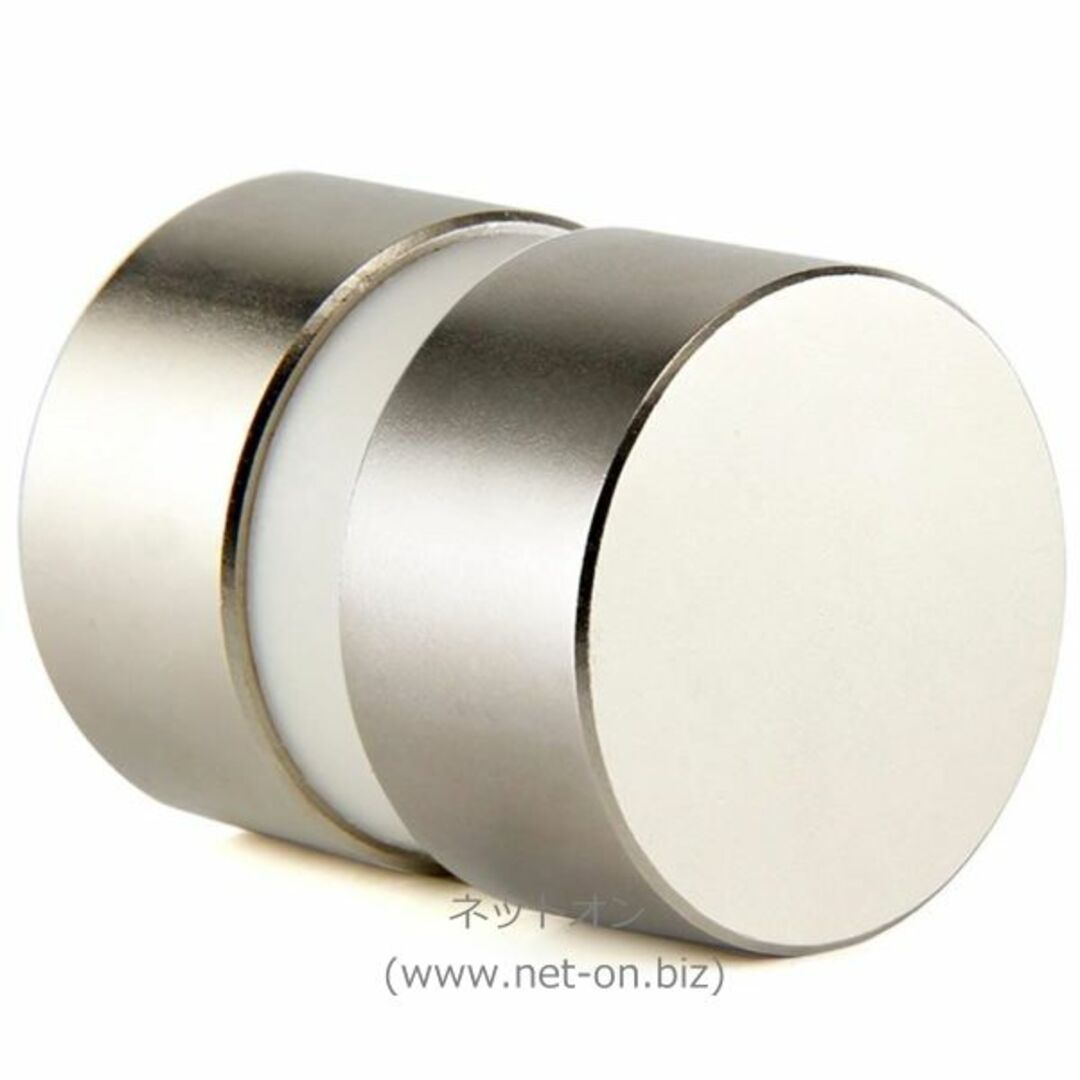 外径40mm 厚さ20mm 円板型 ネオジム磁石 ２個セット ( ネオジウム)