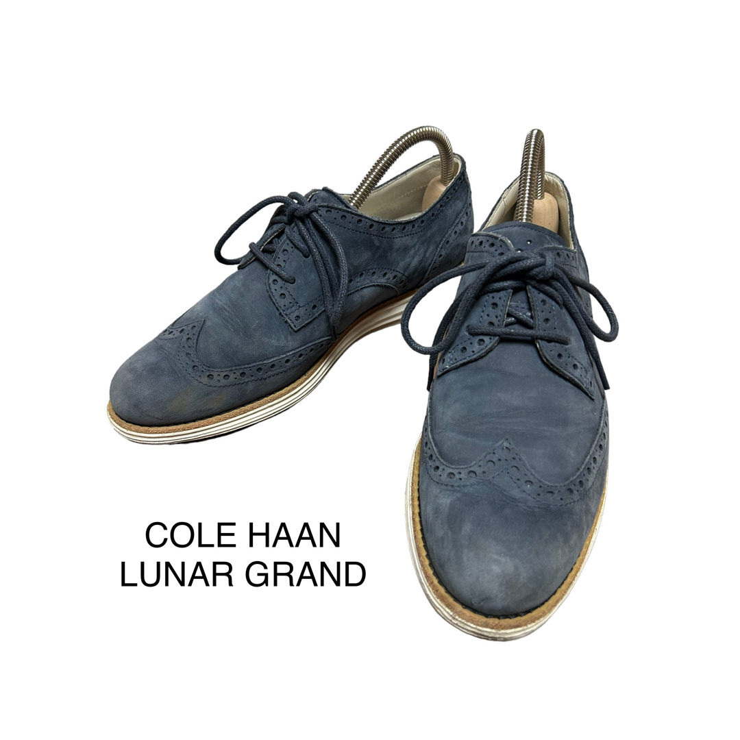 【美品】COLE HAANルナグランドウィングチップレースアップドレスシューズ✨