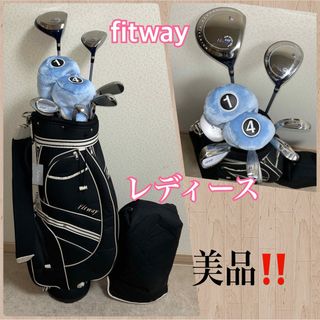 人気‼️【美品】レディース ゴルフクラブセット★キャディバッグ付(クラブ)