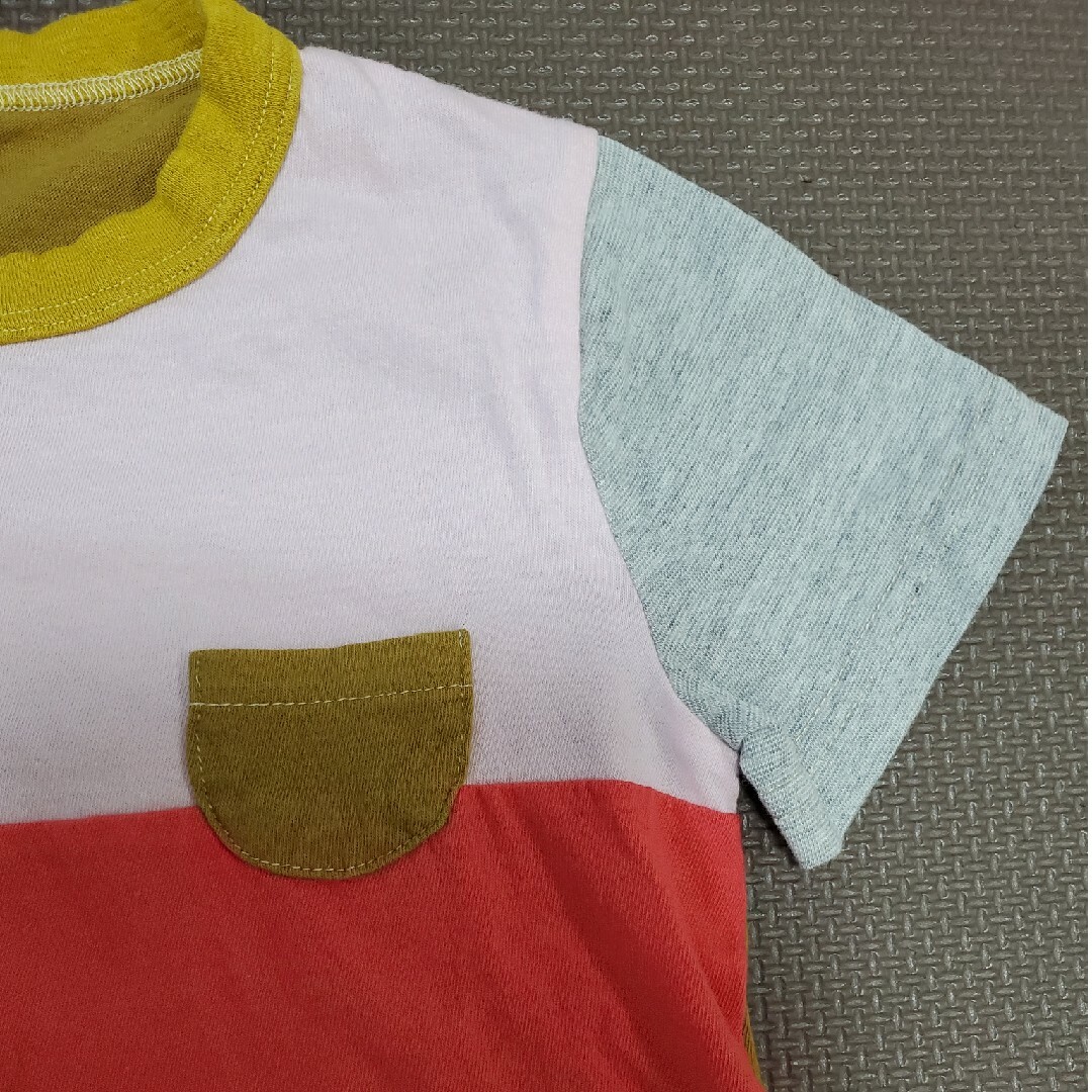 MARKEY'S(マーキーズ)のマーキーズ　JIPPON　配色Tシャツ　110 キッズ/ベビー/マタニティのキッズ服男の子用(90cm~)(Tシャツ/カットソー)の商品写真