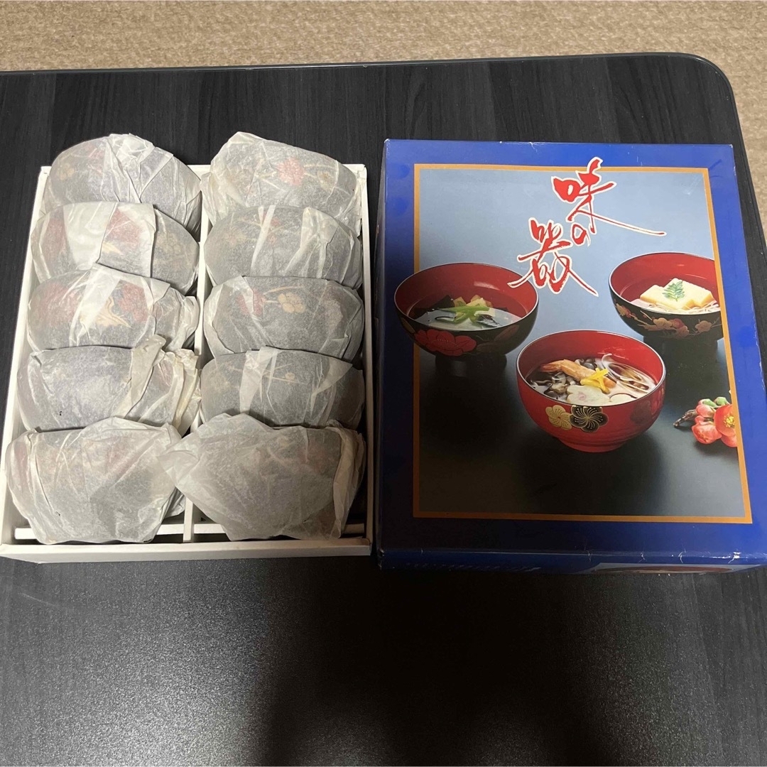 吸物椀 漆器 セット お椀 インテリア/住まい/日用品のキッチン/食器(食器)の商品写真