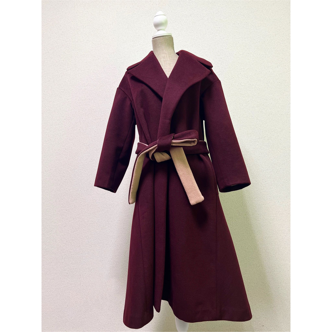 ハーリップトゥ初期】Two Tone Belted Dress Coat-