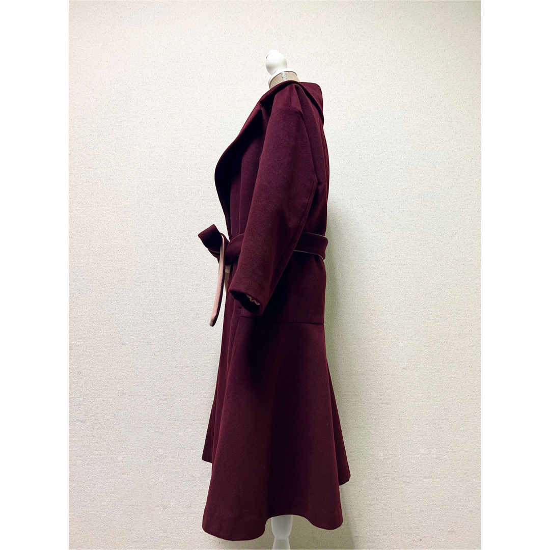 Herlipto Two Tone Belted Dress Coat